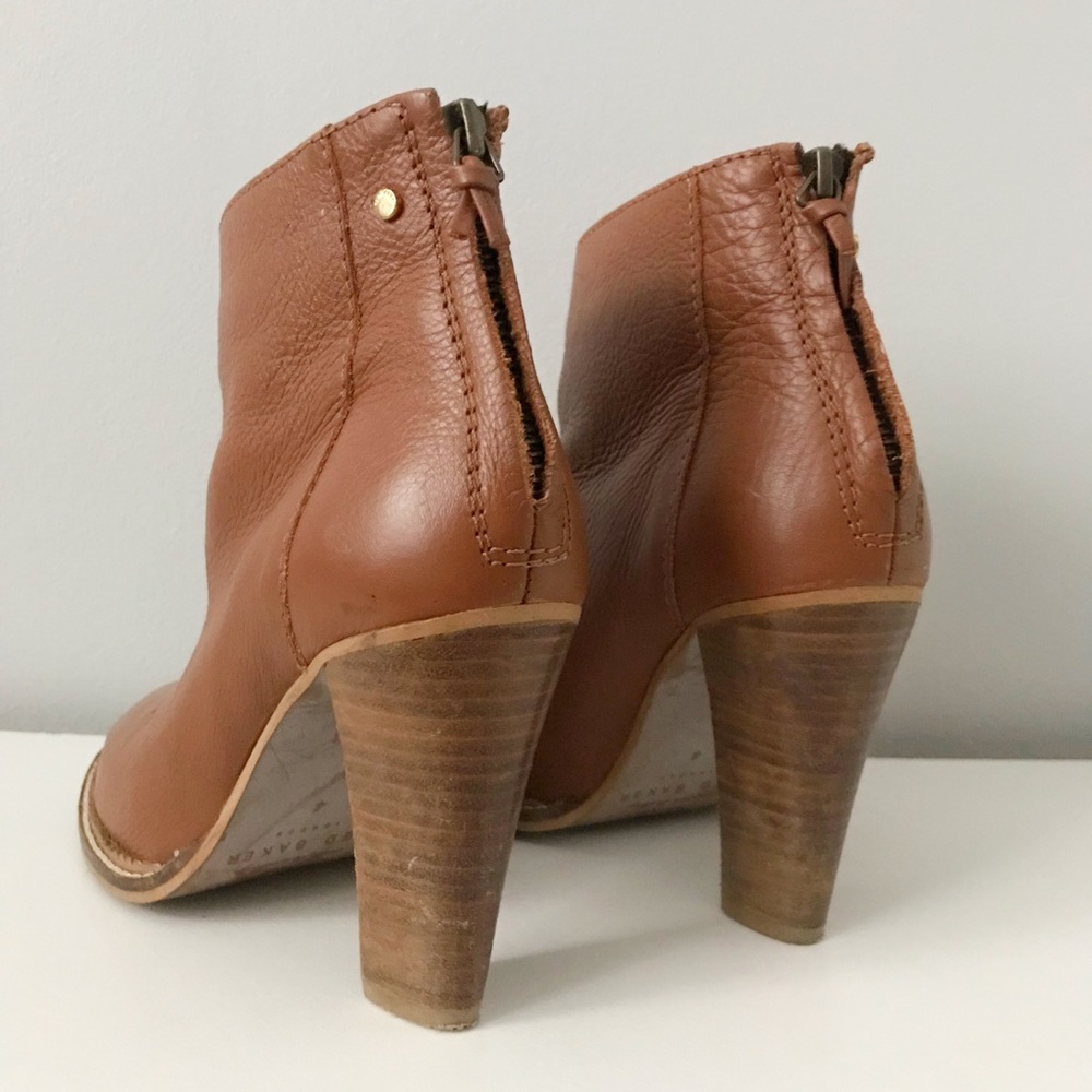 Chestnut Brown Ankle Boots - Picture 3 of 8